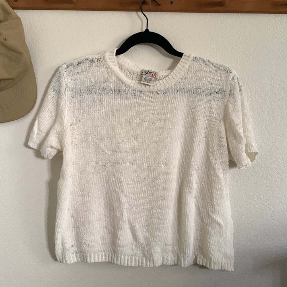 Vintage white sweater like t shirt